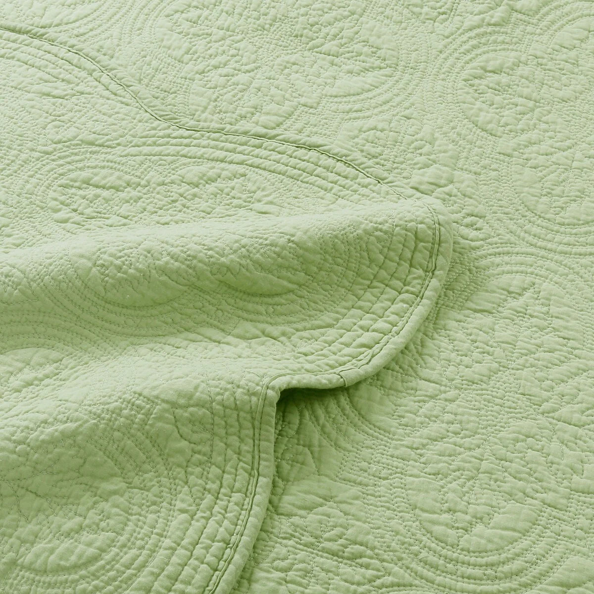 Copper Grove Sagano Blantyre Scalloped Edge Cotton 3-piece Quilt Bedding Set